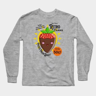 Retro Strawberry Long Sleeve T-Shirt